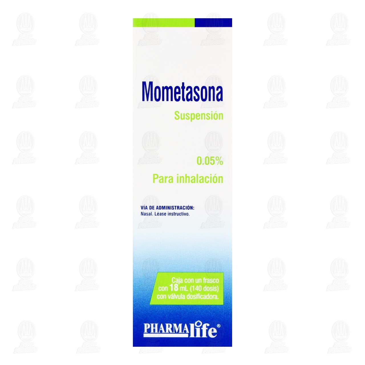 Mometasona Suspensi&oacute;n 0.05% para Inhalaci&oacute;n, 18 ml 140 Dosis Pharmalife. image number 1