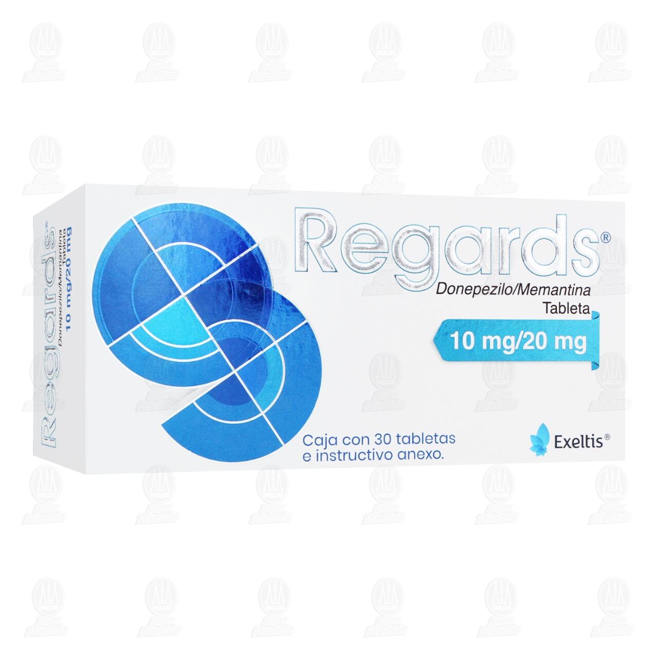 Regards 10mg/20mg, 30 tabletas. image number 0