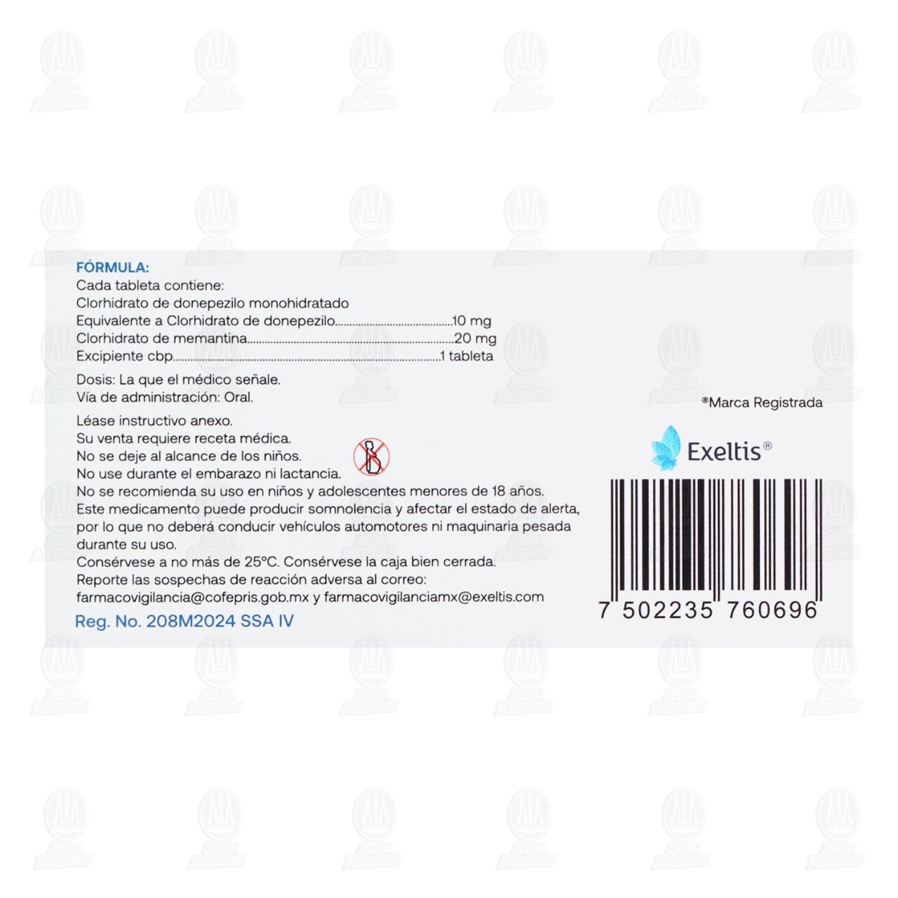 Regards 10mg/20mg, 30 tabletas. image number 2