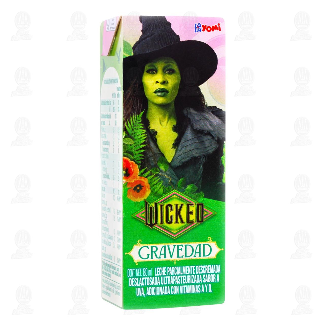 Leche Lala Yomi Wicked Sabor Uva, 180 ml. image number 0