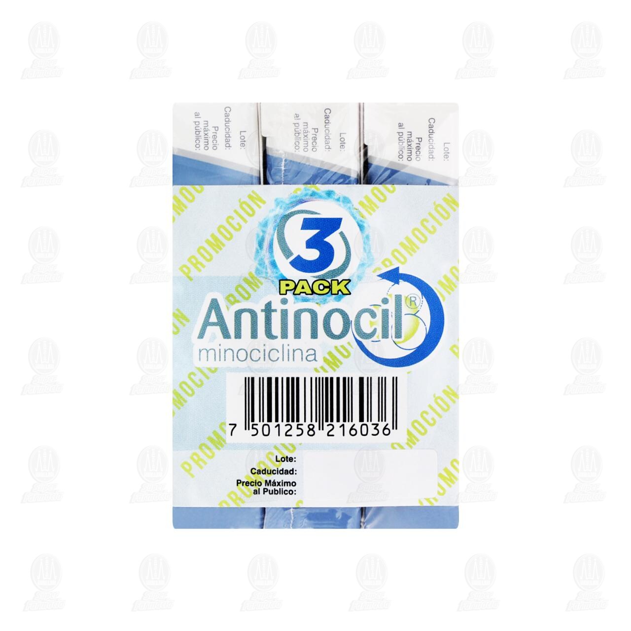 Pack Antinocil 100 mg, 30 Tabletas. image number 4