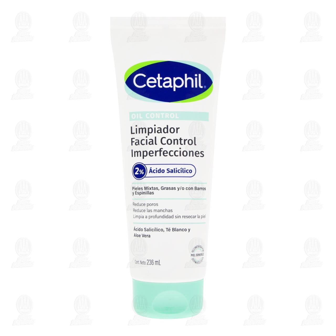 Cetaphil Oil Control Limpiador Facial Control Imperfecciones, 236 ml.