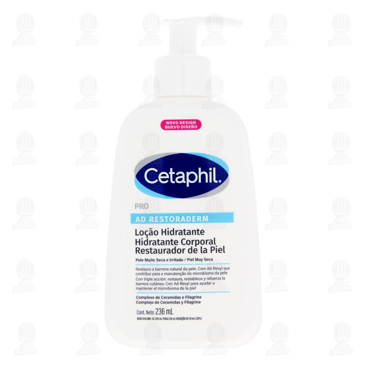 Cetaphil PRO AD Restoraderm Hidratante Corporal Restaurador de la Piel, 236 ml. image number 1