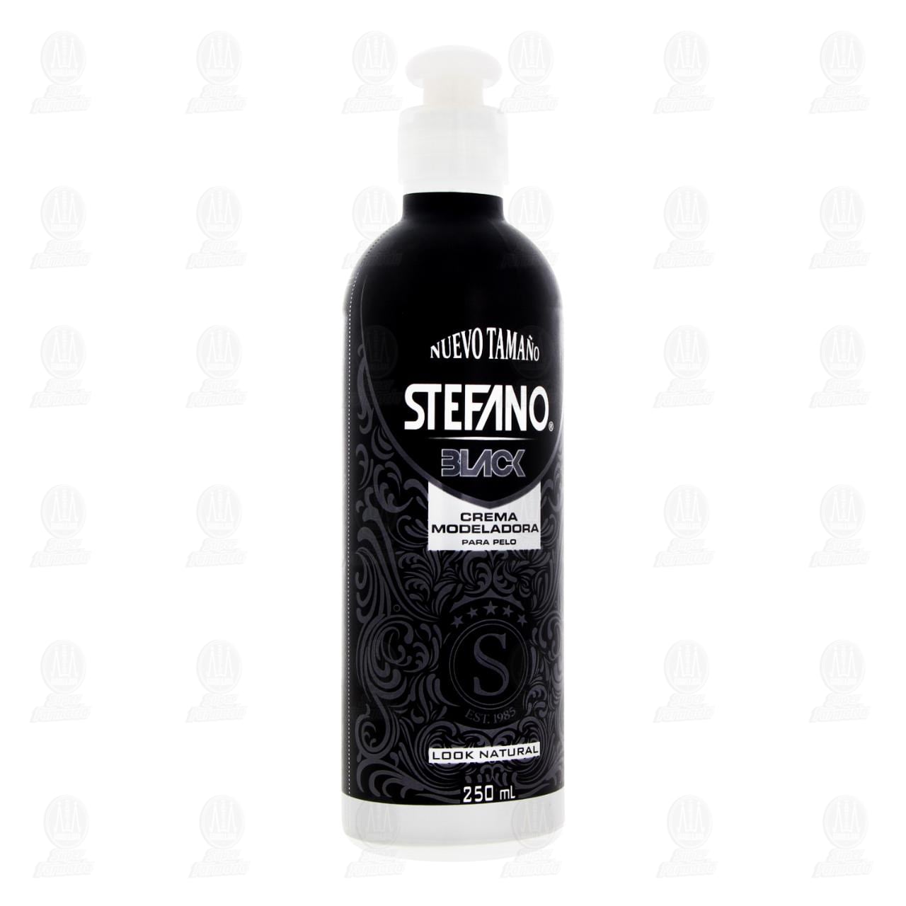 Crema Modeladora Stefano Black para Pelo, 250 ml. image number 0