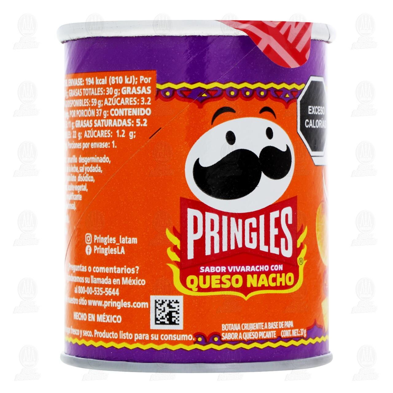 Papas Pringles Queso Nacho, 37 gr. image number 0