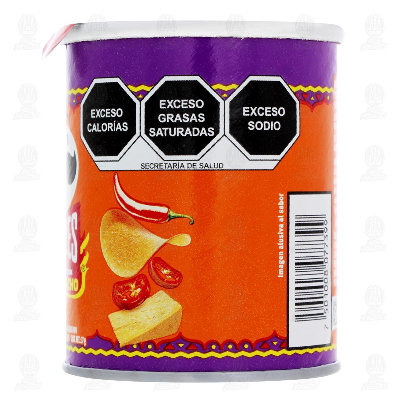 Papas Pringles Queso Nacho, 37 gr. image number 2