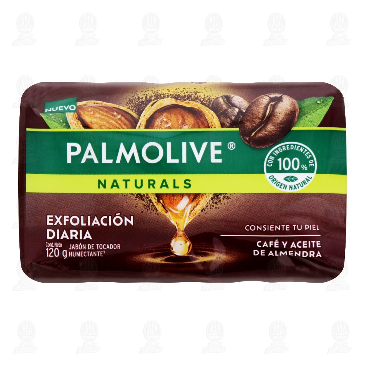 Jab&oacute;n en Barra Palmolive Naturals Exfoliaci&oacute;n Diaria Caf&eacute; y Aceite de Almendra, 120 gr. image number 0