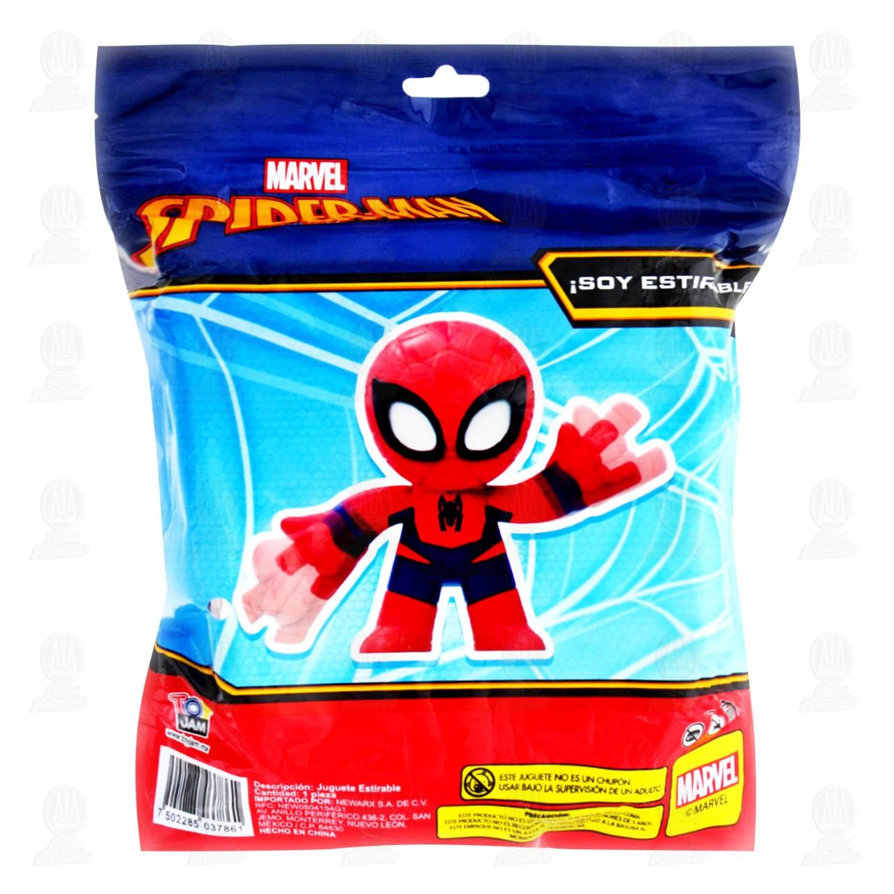 Juguete Toy Jam Spider-Man Stretchy Marvel, 1 pz. image number 1