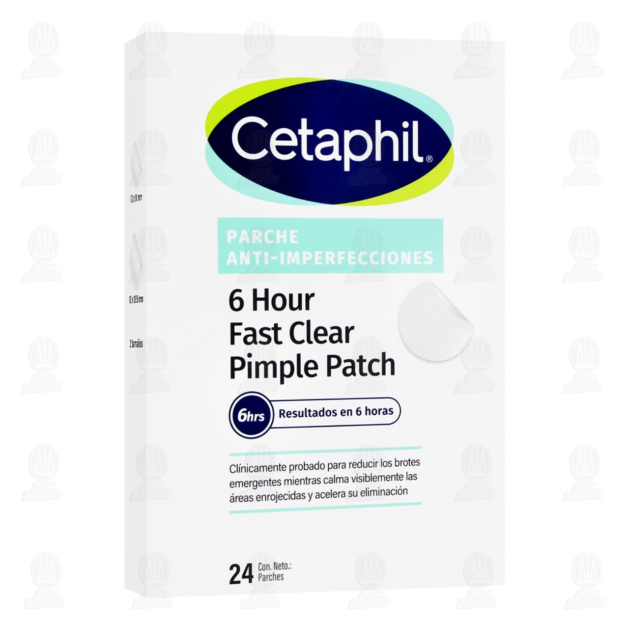 Cetaphil Parche Anti-Imperfecciones 6 Hour Fast Clear Pimple Patch, 24 parches. image number 0