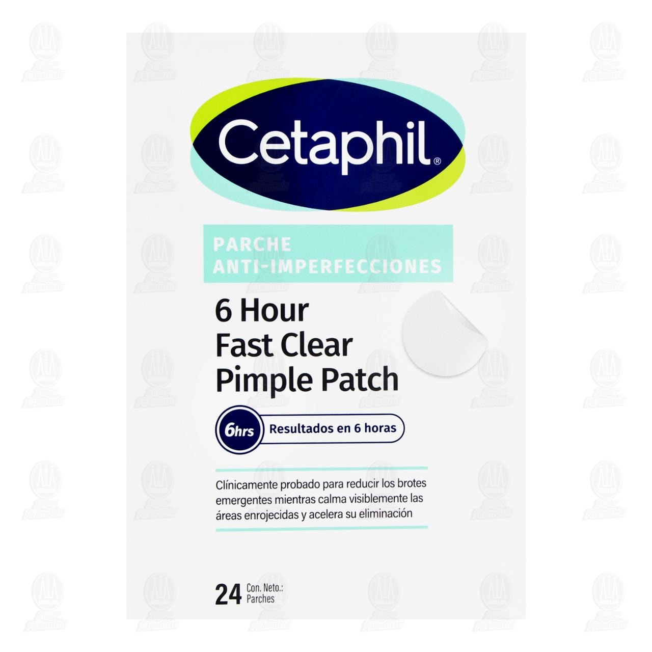 Cetaphil Parche Anti-Imperfecciones 6 Hour Fast Clear Pimple Patch, 24 parches. image number 1