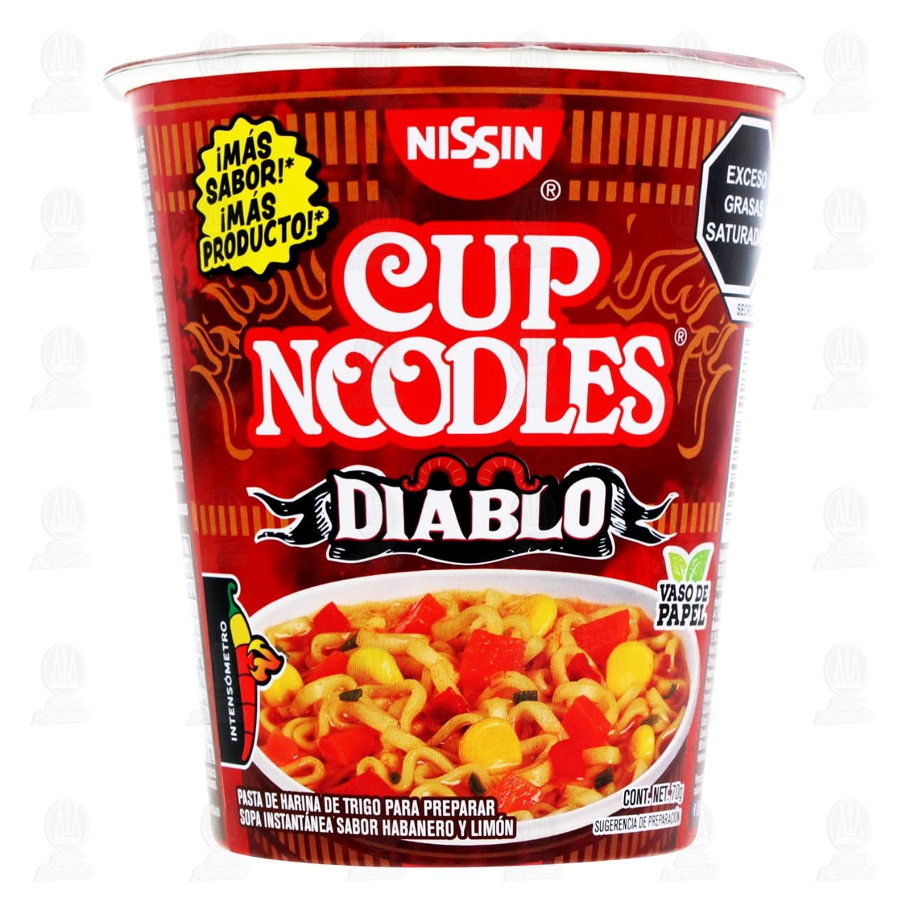 Pasta Nissin Cup Noodles Diablo, 70 gr. image number 1