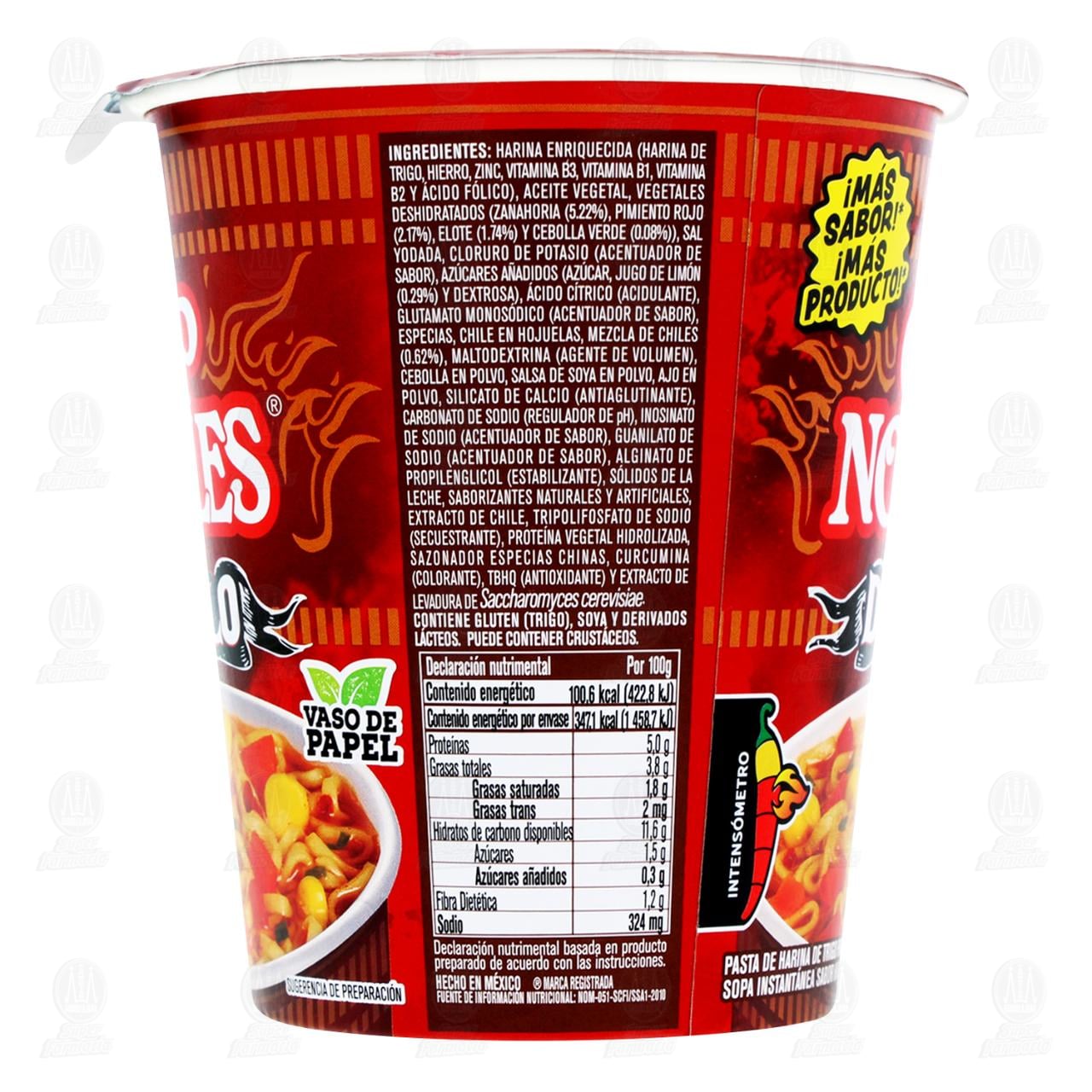 Pasta Nissin Cup Noodles Diablo, 70 gr. image number 4