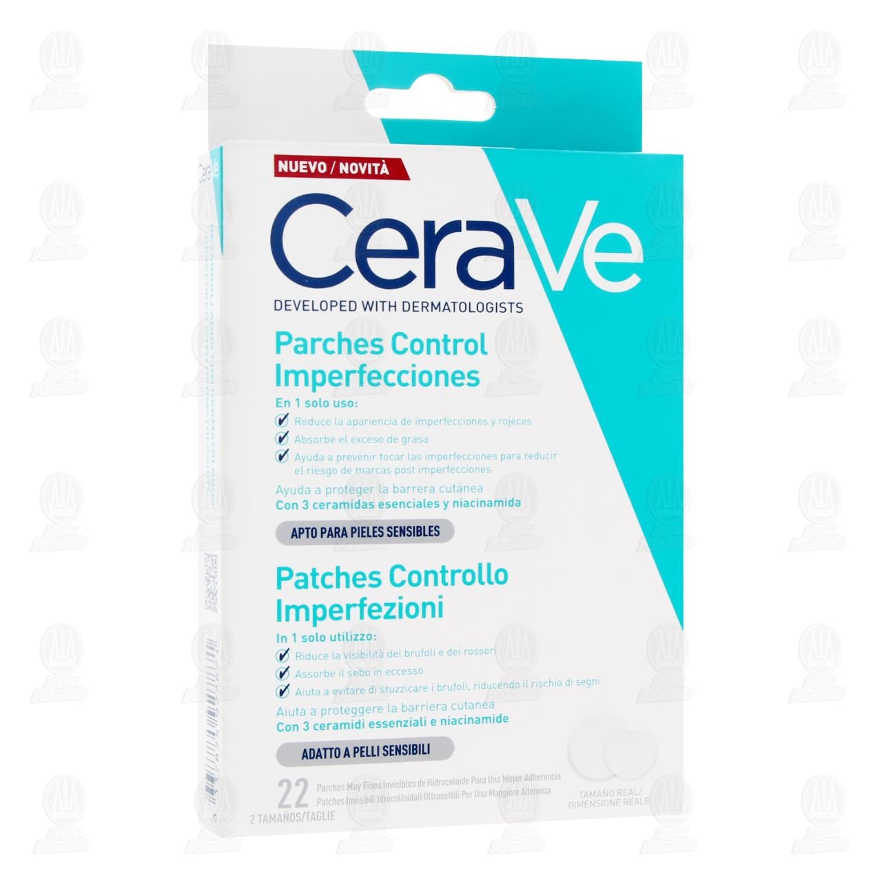 CeraVe Parches Control Imperfecciones, 22 Parches. image number 0