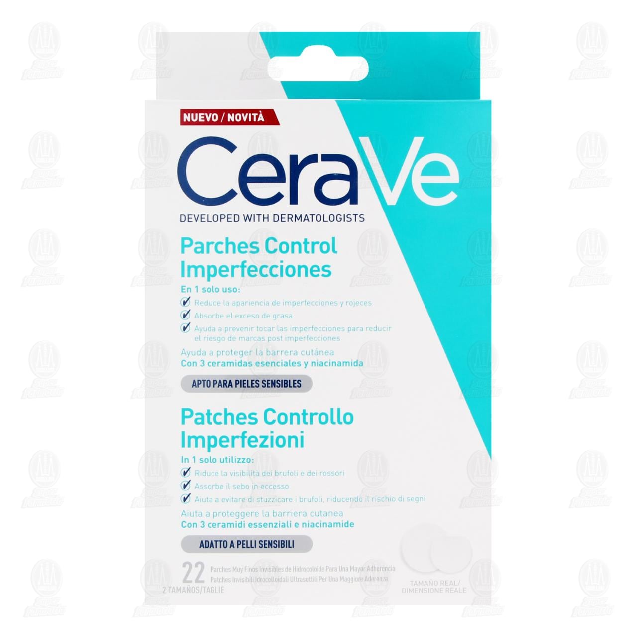 CeraVe Parches Control Imperfecciones, 22 Parches. image number 1