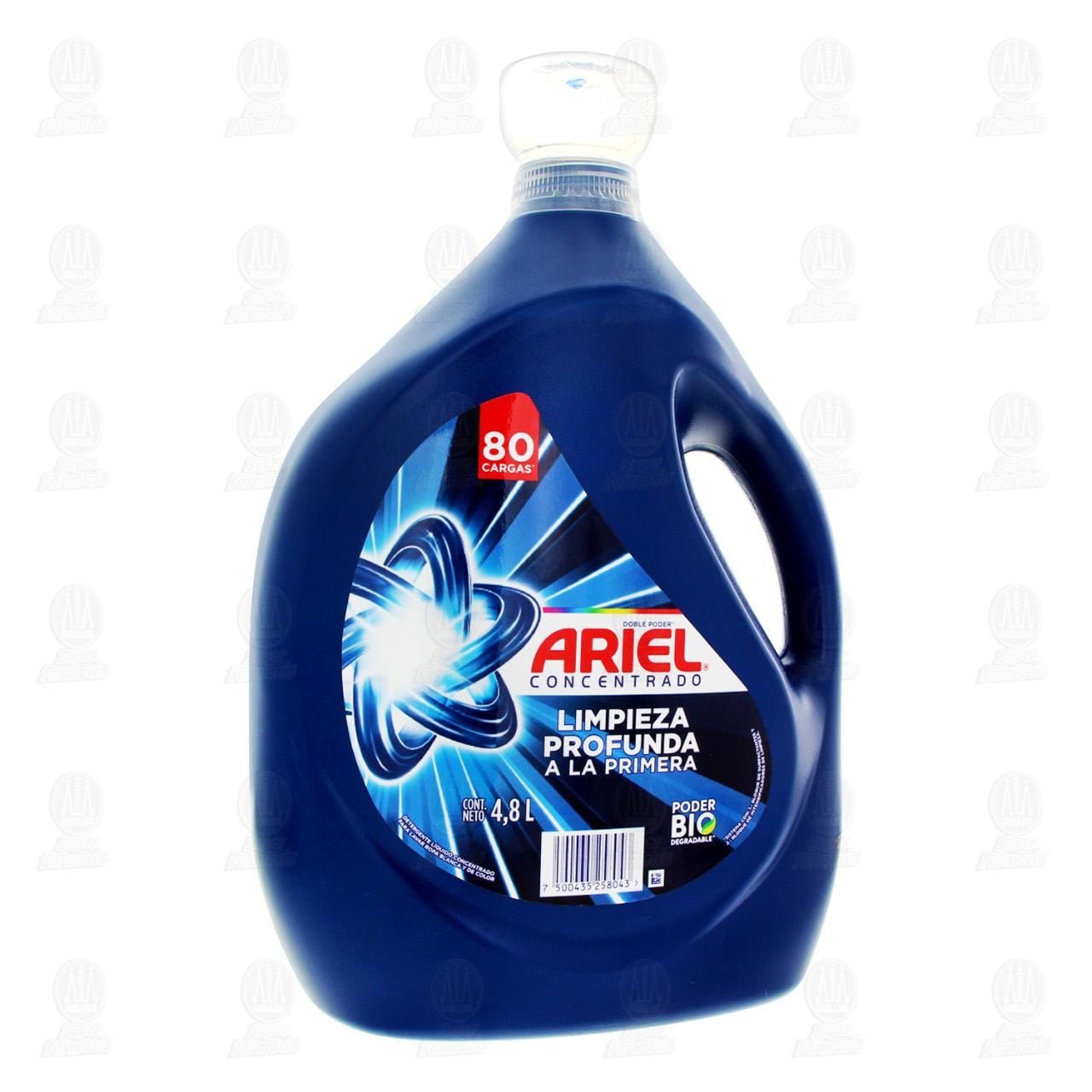 Detergente L&iacute;quido Ariel Concentrado Limpieza Profunda a la Primera, 4.8 l. image number 0