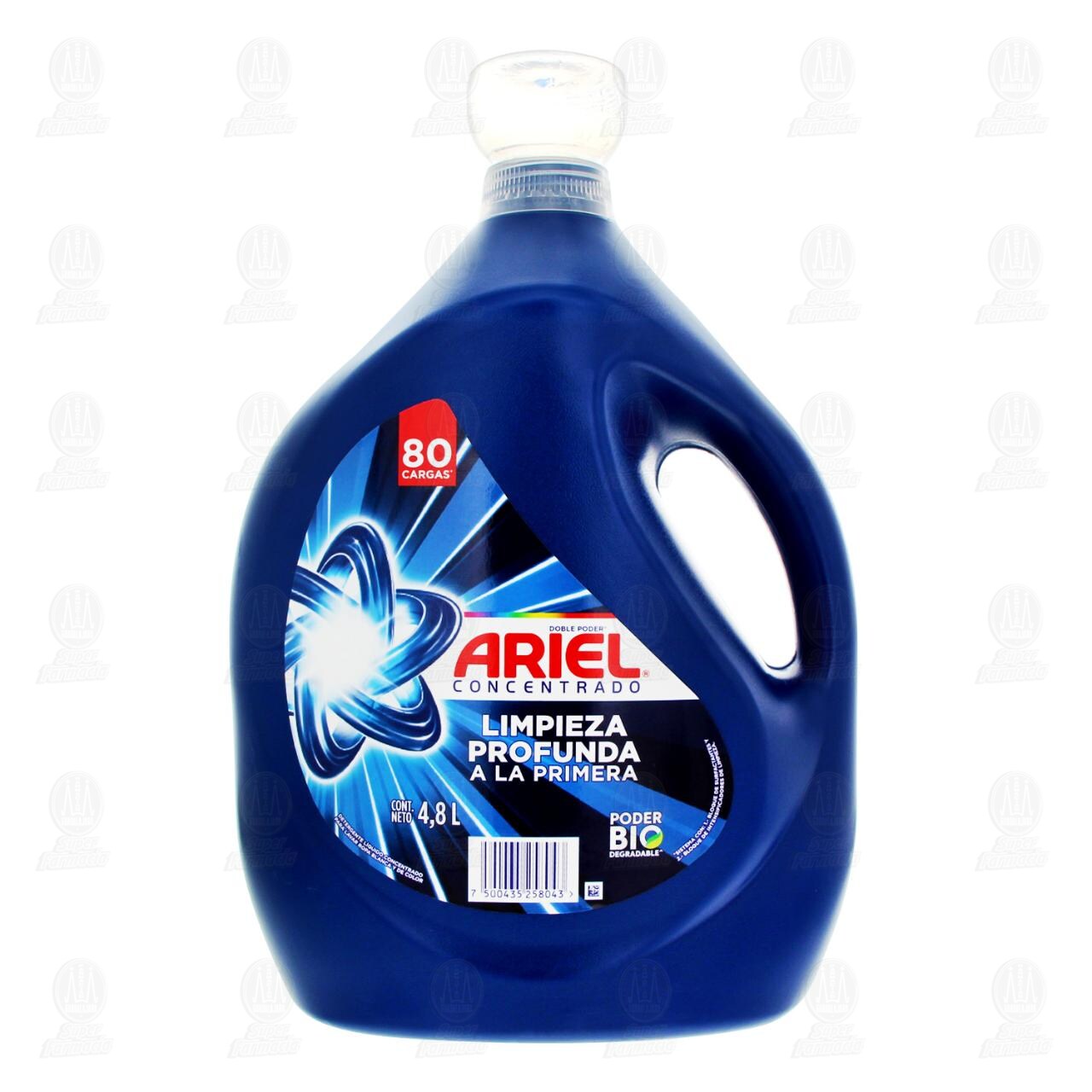 Detergente L&iacute;quido Ariel Concentrado Limpieza Profunda a la Primera, 4.8 l. image number 1