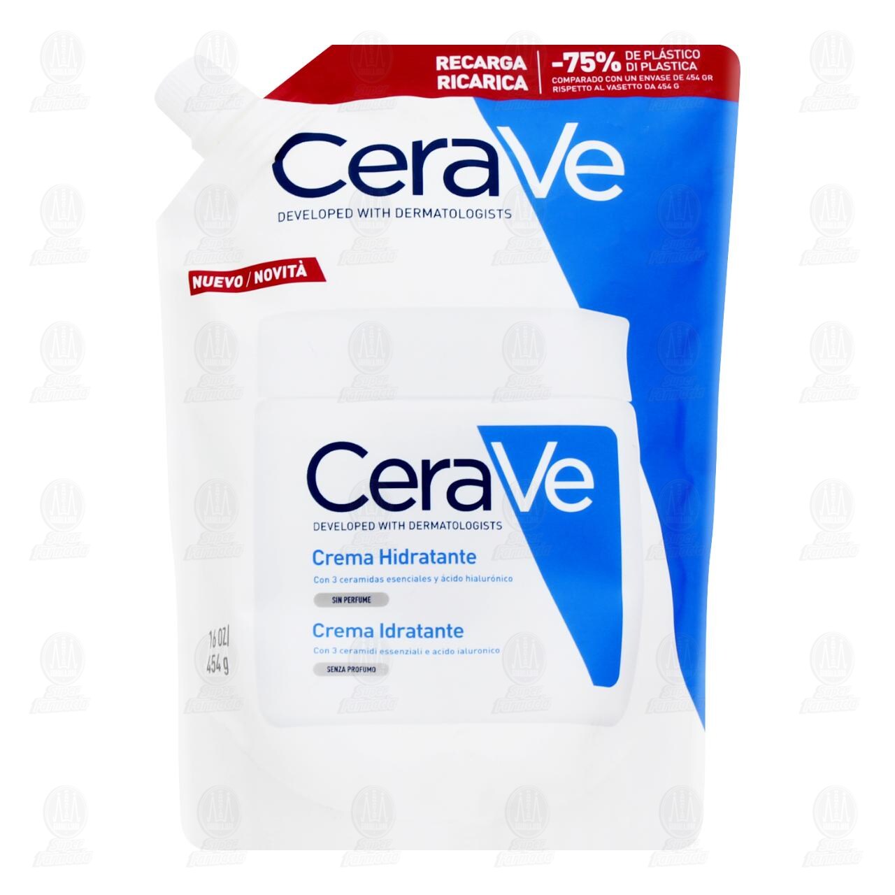 CeraVe Crema Hidratante Recarga, 454 gr.