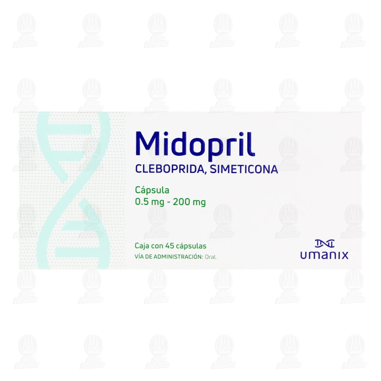 Midropil 0.5mg/200mg, 45 C&aacute;psulas. image number 1