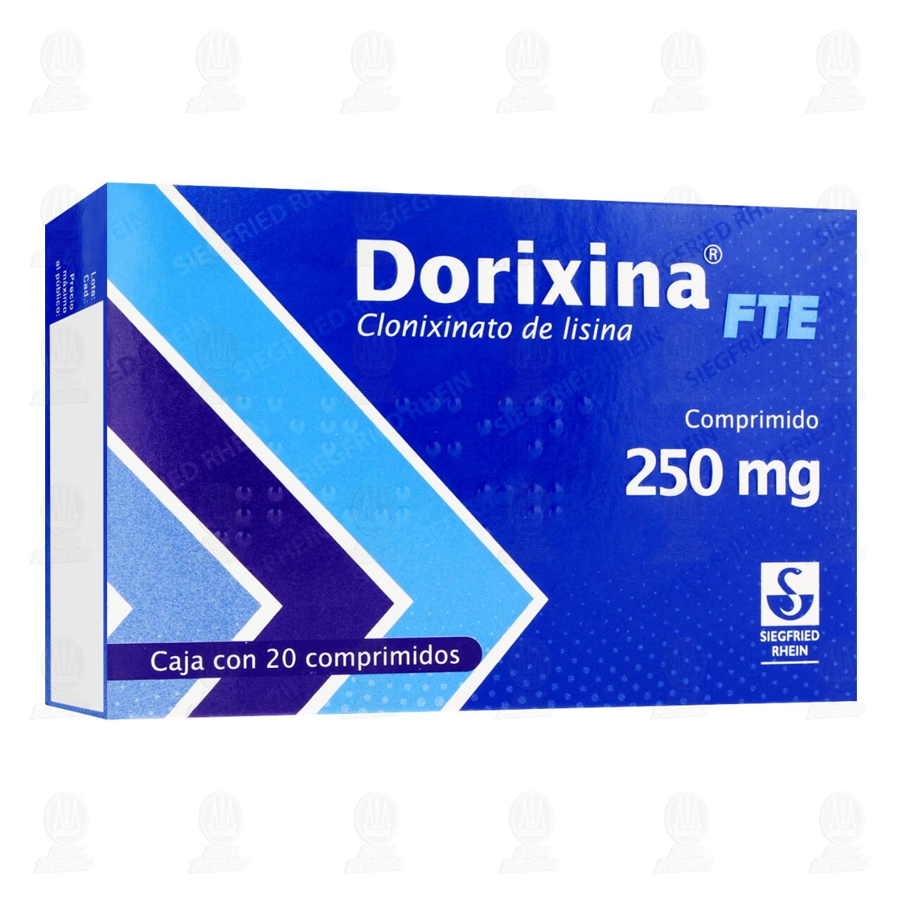 Dorixina FTE 250 mg, 20 Comprimidos. image number 0