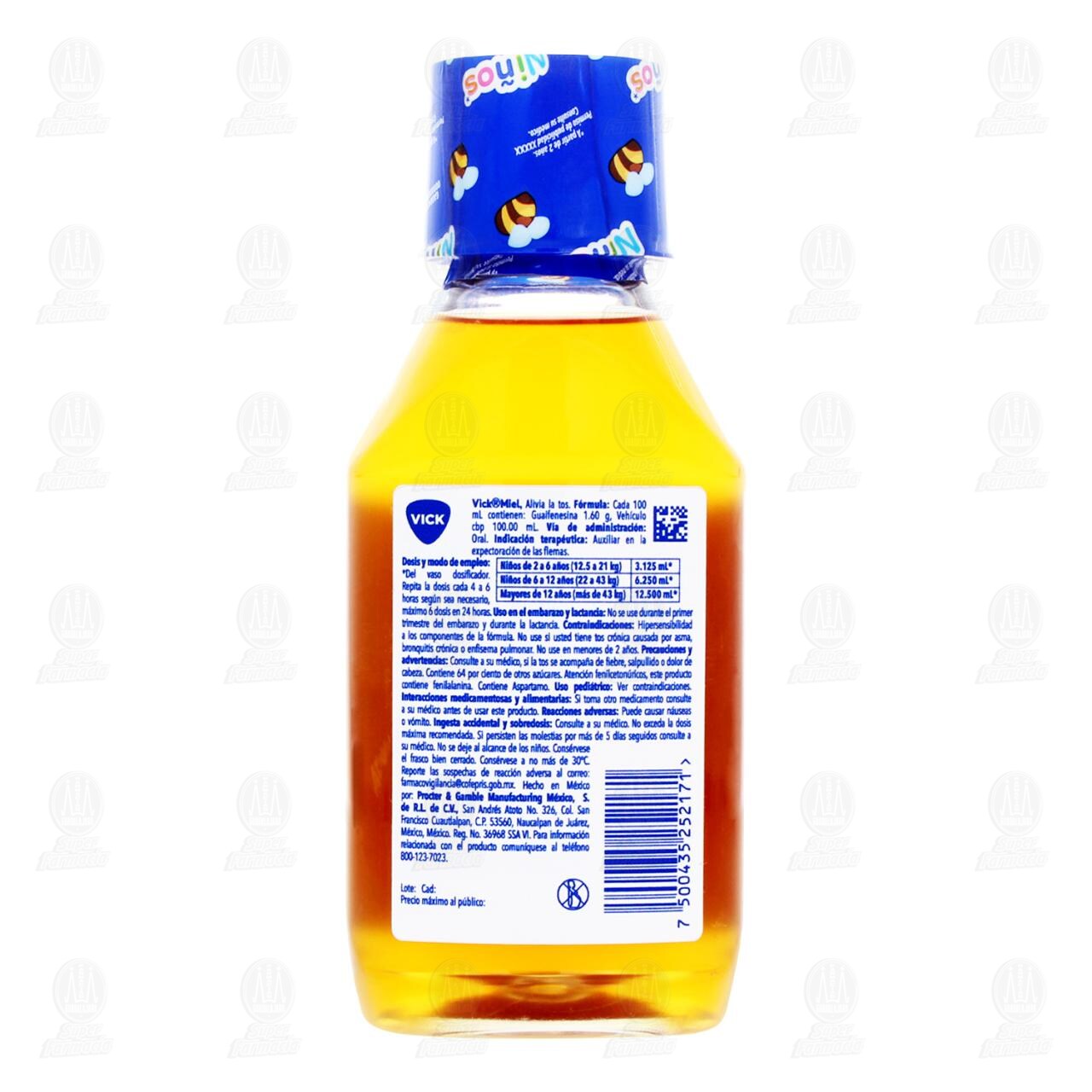 Vick 44 Exp Jarabe Sabor a Miel de Abeja, Mentol y Eucalipto, 120 ml. image number 2