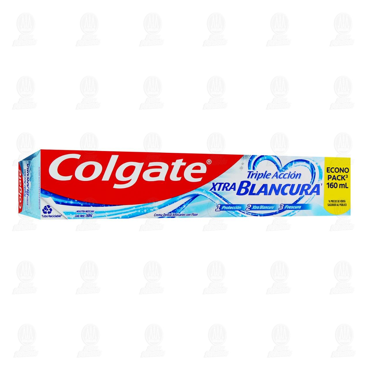 Pasta Dental Colgate Triple Acci&oacute;n Xtra Blancura, 160 ml. image number 0