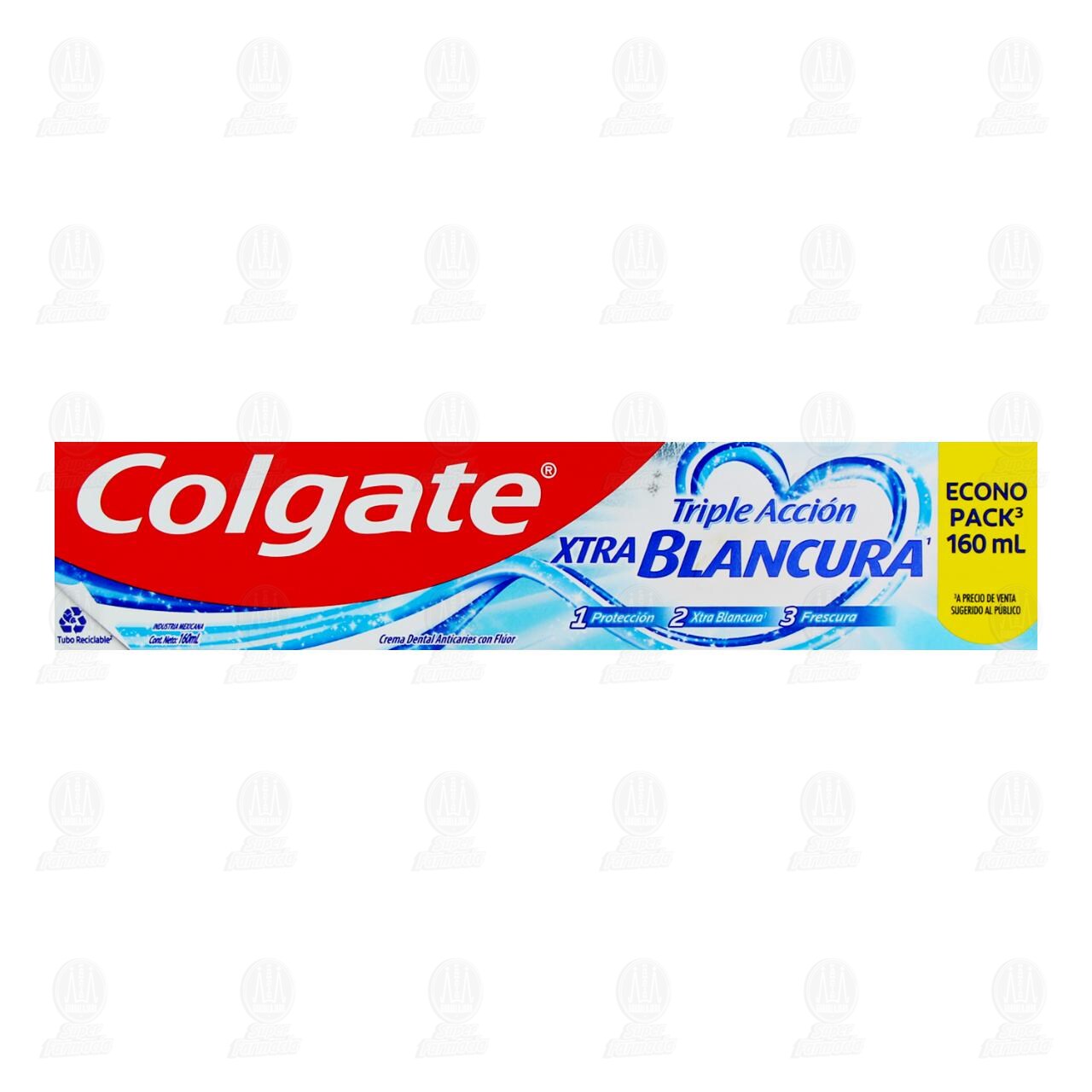 Pasta Dental Colgate Triple Acci&oacute;n Xtra Blancura, 160 ml. image number 1