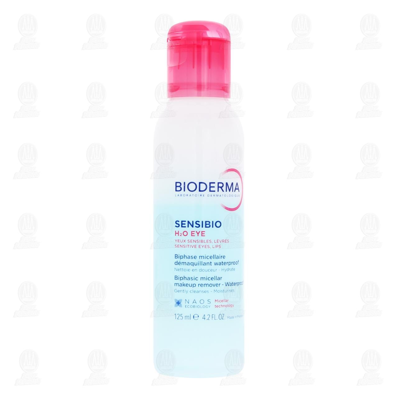 Desmaquillante Micelar Bif&aacute;sico Bioderma Sensibio H2O eye, 125 ml. image number 0