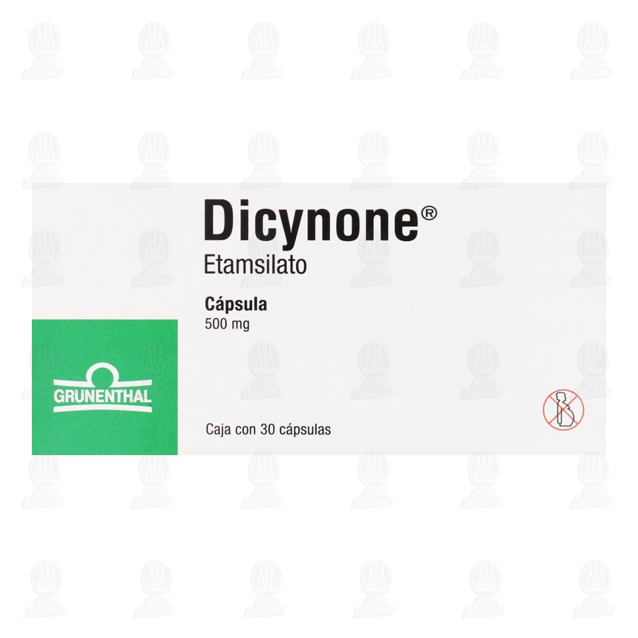 Dicynone 500 mg, 30 C&aacute;psulas. image number 1