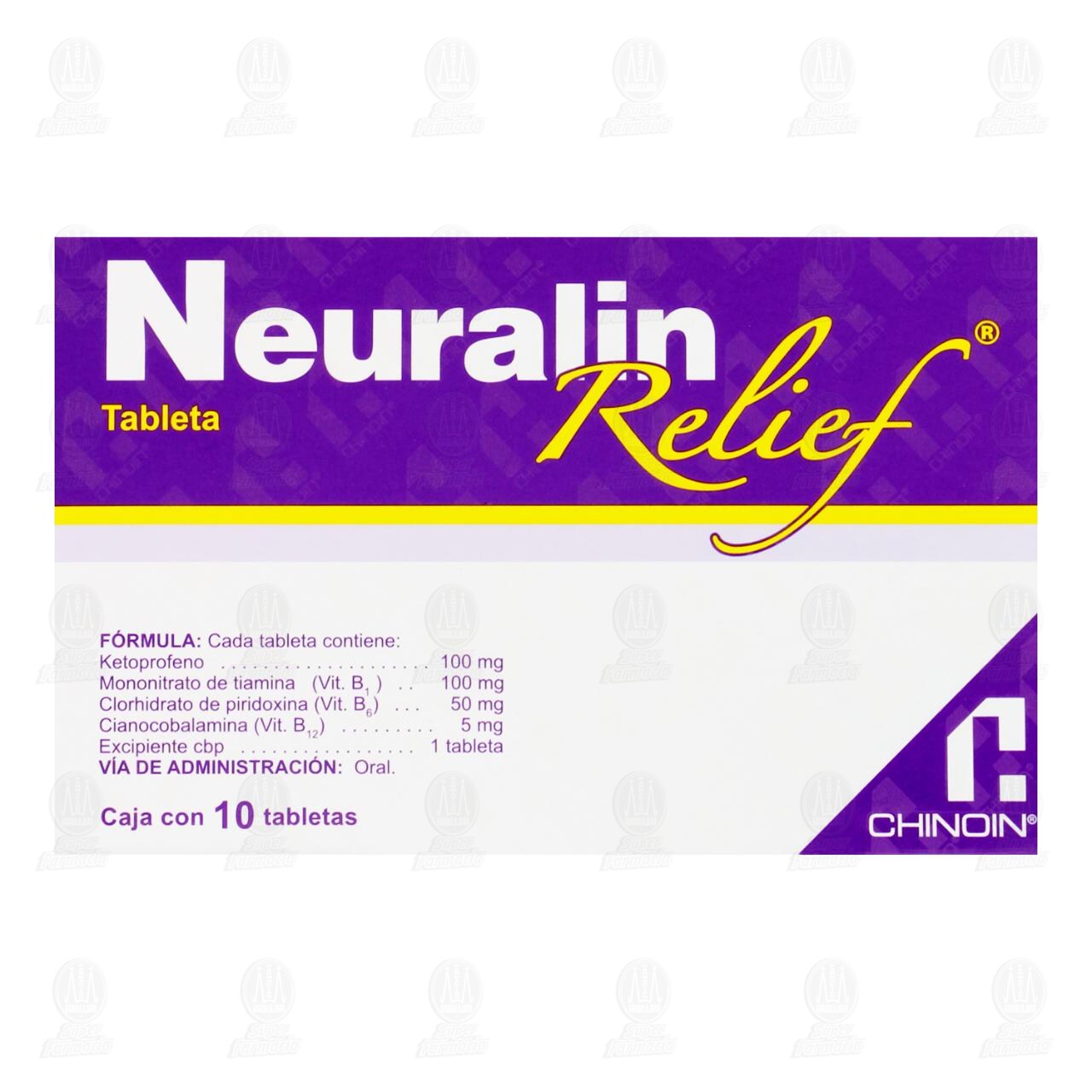 Neuralin Relief, 10 Tabletas. image number 2