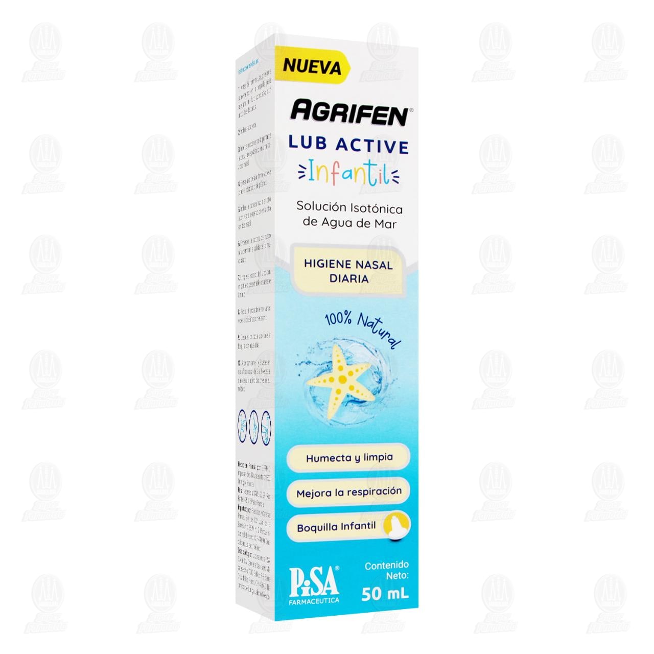 Agrifen Lub Active Infantil Soluci&oacute;n Isot&oacute;nica Spray, 50 ml. image number 0