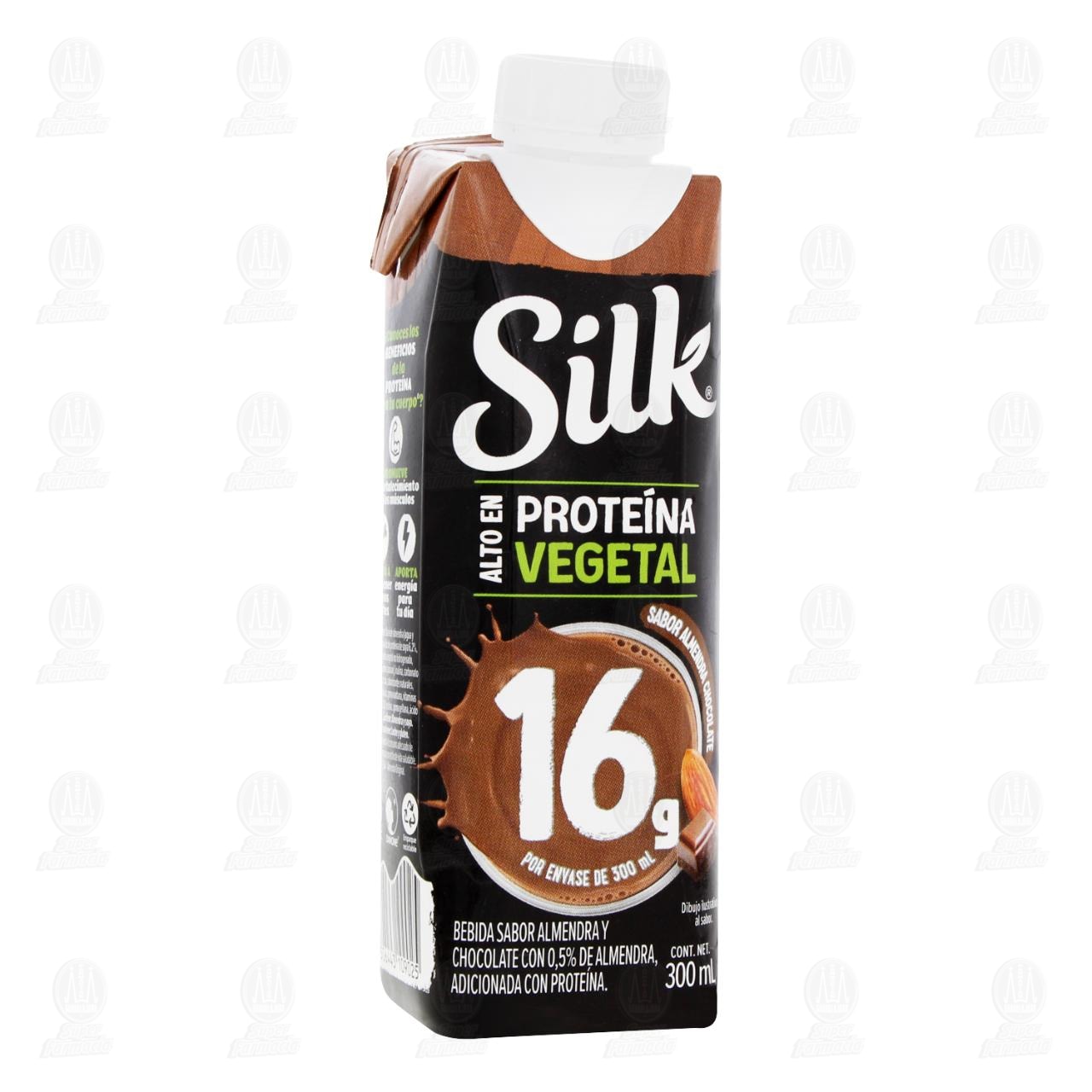 Bebida Silk Prote&iacute;na Vegetal Sabor Almendra Chocolate, 300 ml.