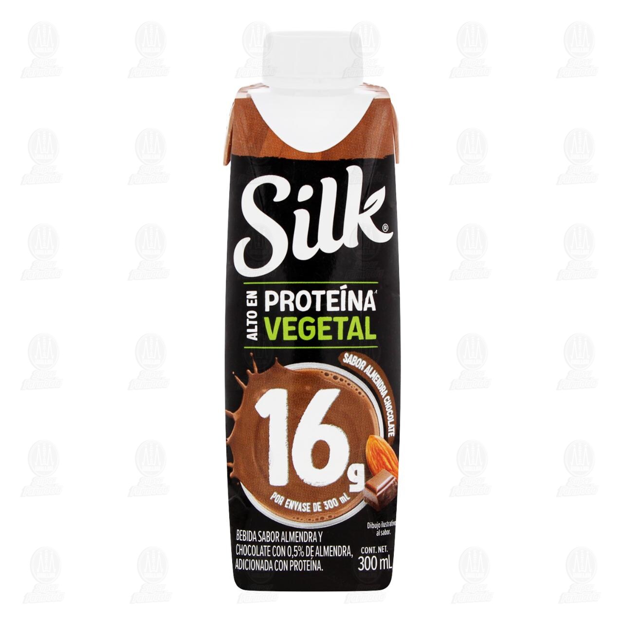 Bebida Silk Prote&iacute;na Vegetal Sabor Almendra Chocolate, 300 ml. image number 1
