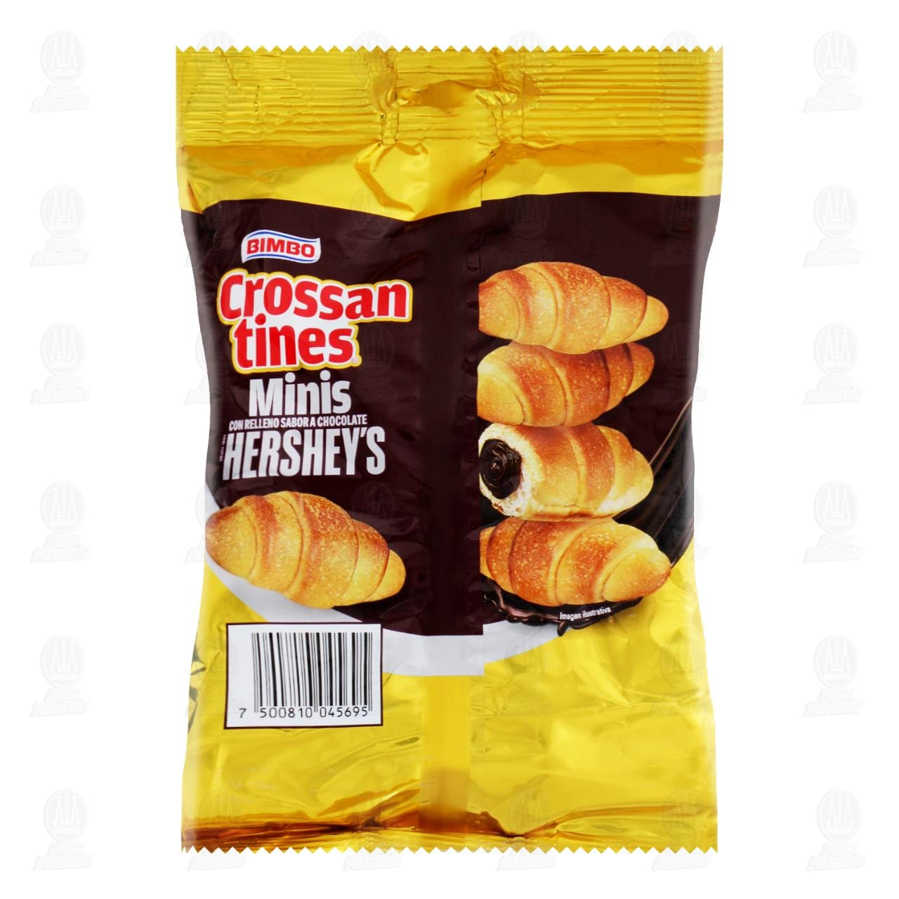 Crossantines Bimbo Minis con Relleno Sabor a Chocolate Hershey's Edici&oacute;n Limitada, 60 gr. image number 1