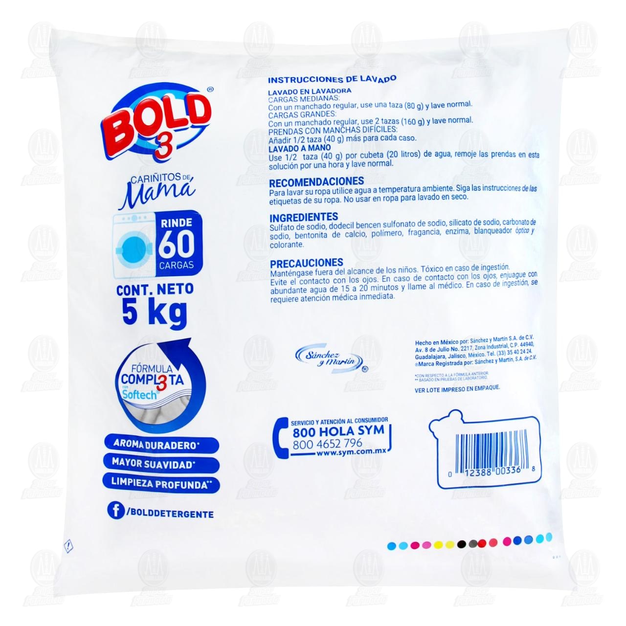 Bold 3 Detergente Cari&ntilde;itos de Mam&aacute;, 5 kg. image number 1