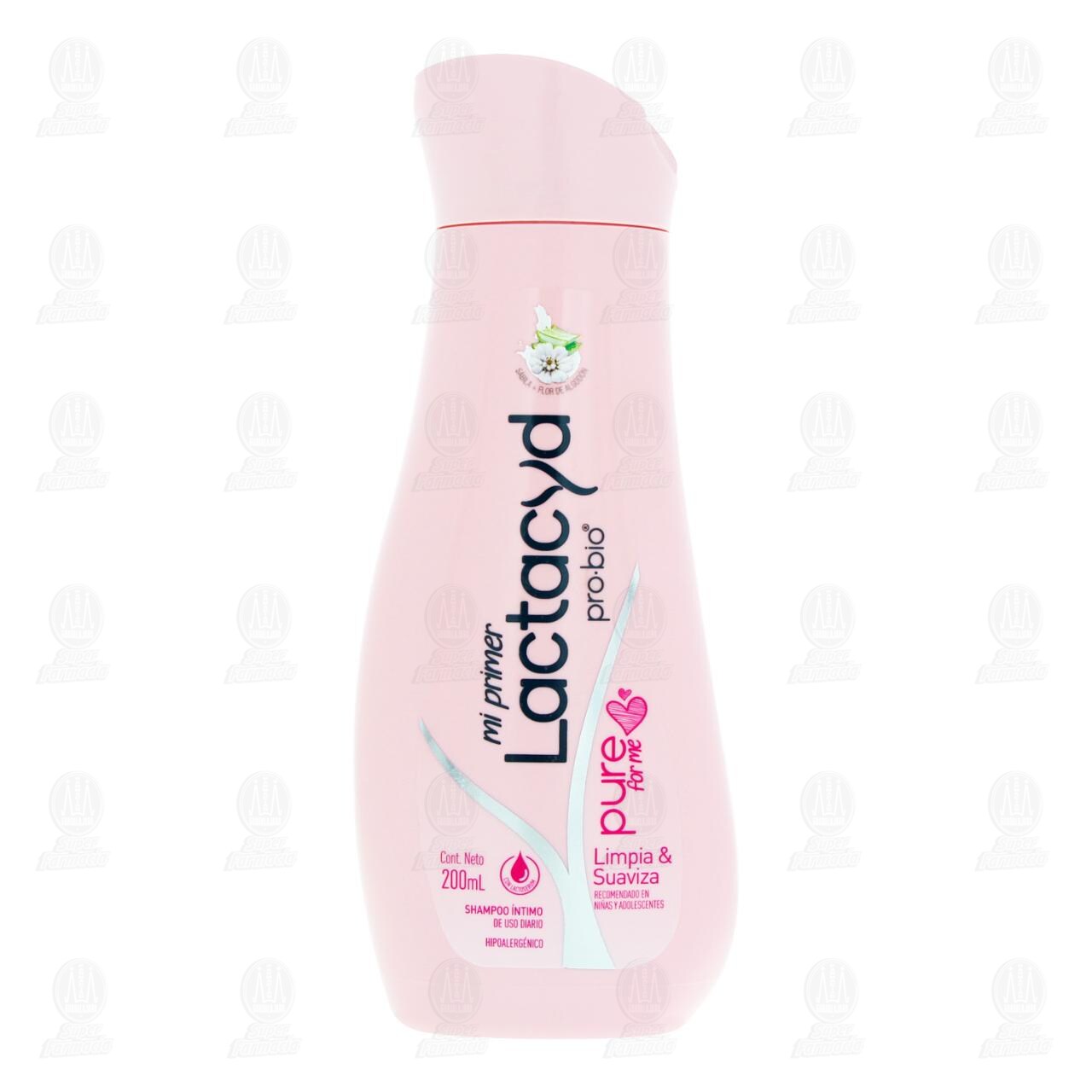 Shampoo &Iacute;ntimo Lactacyd Pro-Bio Pure For Me, 200 ml. image number 1