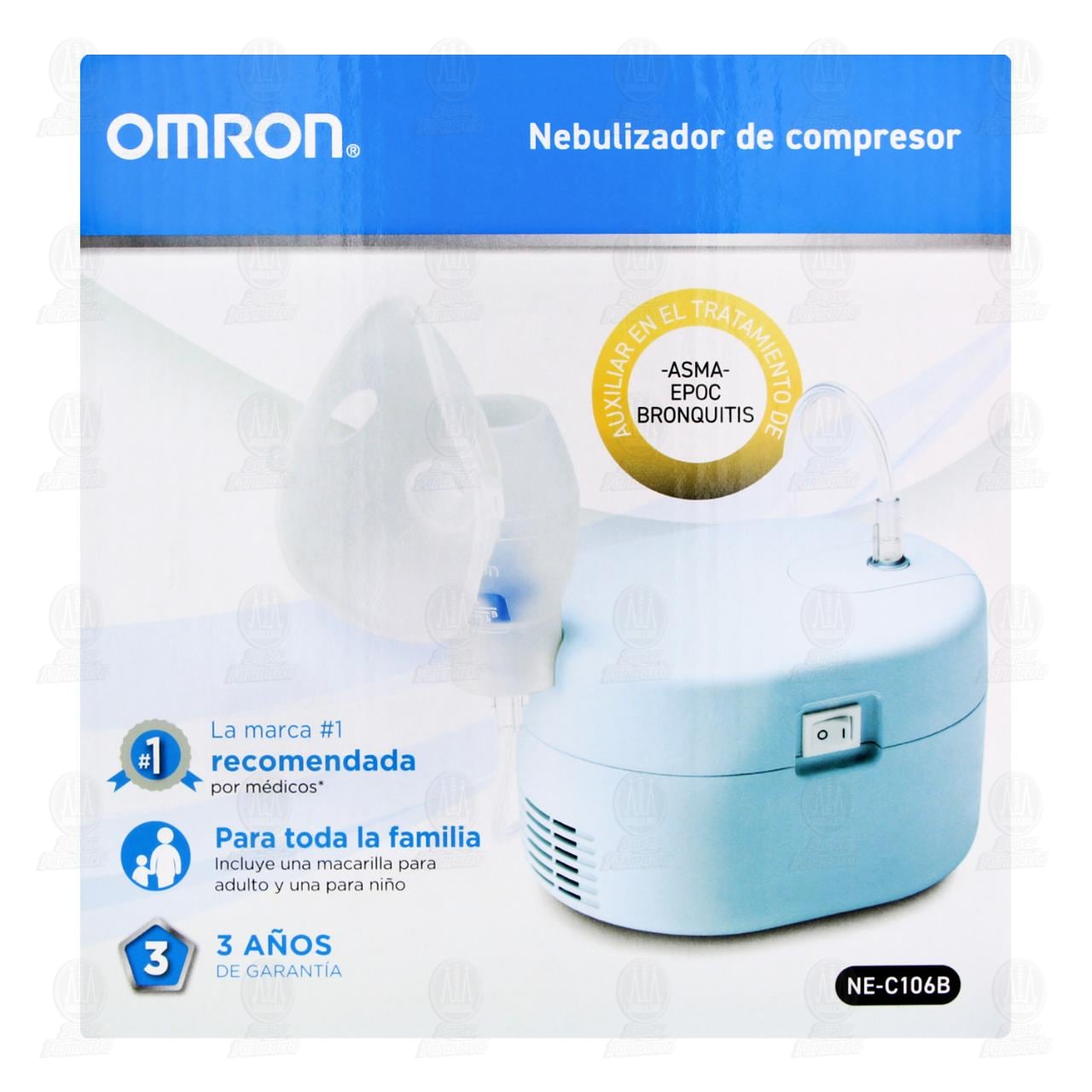 Nebulizador de Compresor Omron NE-C106B, 1 pz. image number 1