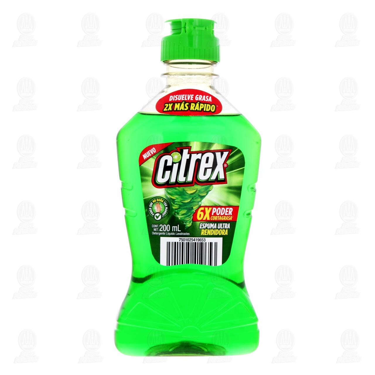 Lavatrastes L&iacute;quido Citrax Espuma Ultra Rendidora, 200 ml. image number 1