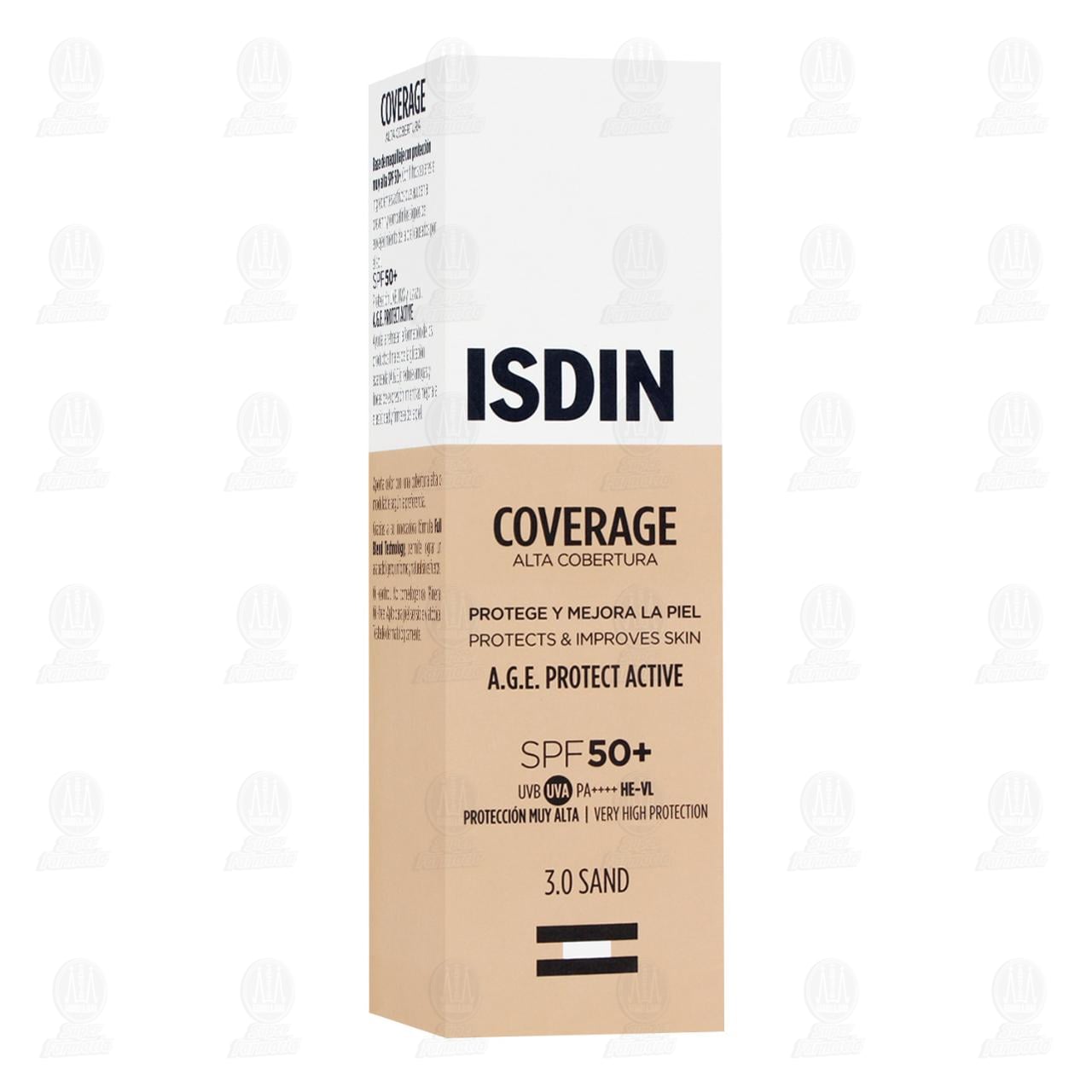 Isdin Coverage 3.0 Sand A.G.E. Protect Active SPF 50+, 30 gr. image number 0