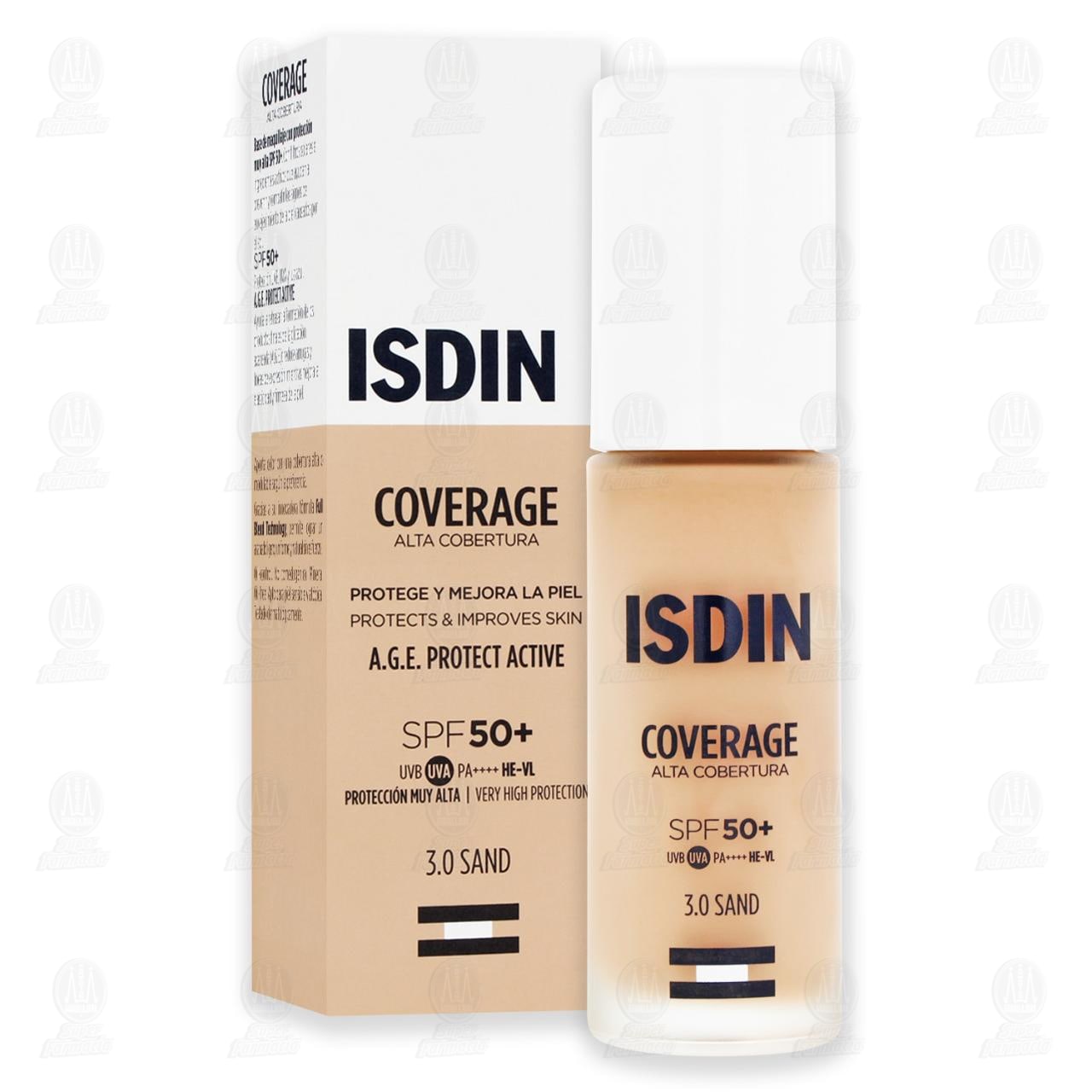 Isdin Coverage 3.0 Sand A.G.E. Protect Active SPF 50+, 30 gr. image number 2