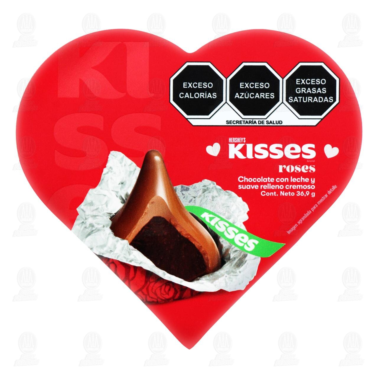 Chocolate Kisses Roses de Hershey's con Leche, 36.9 gr.