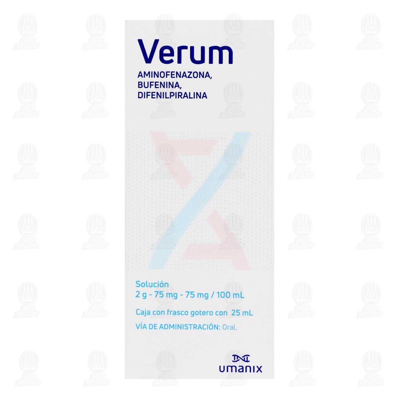 Verum Soluci&oacute;n Oral 2gr/75mg/75mg/100ml, 25 ml. image number 1