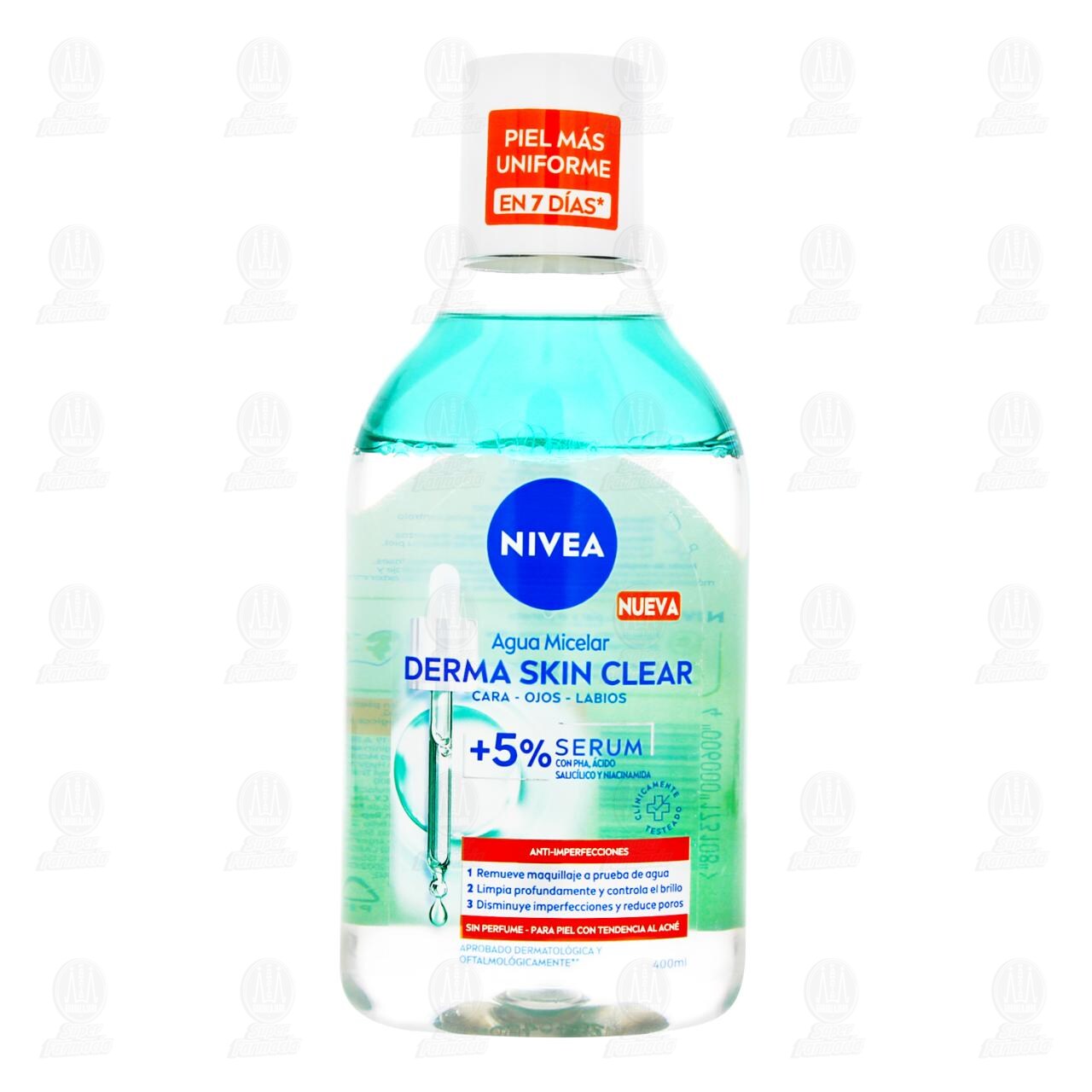 Nivea Agua Micelar Derma Skin Clear Anti-Imperfecciones, 400 ml. image number 1