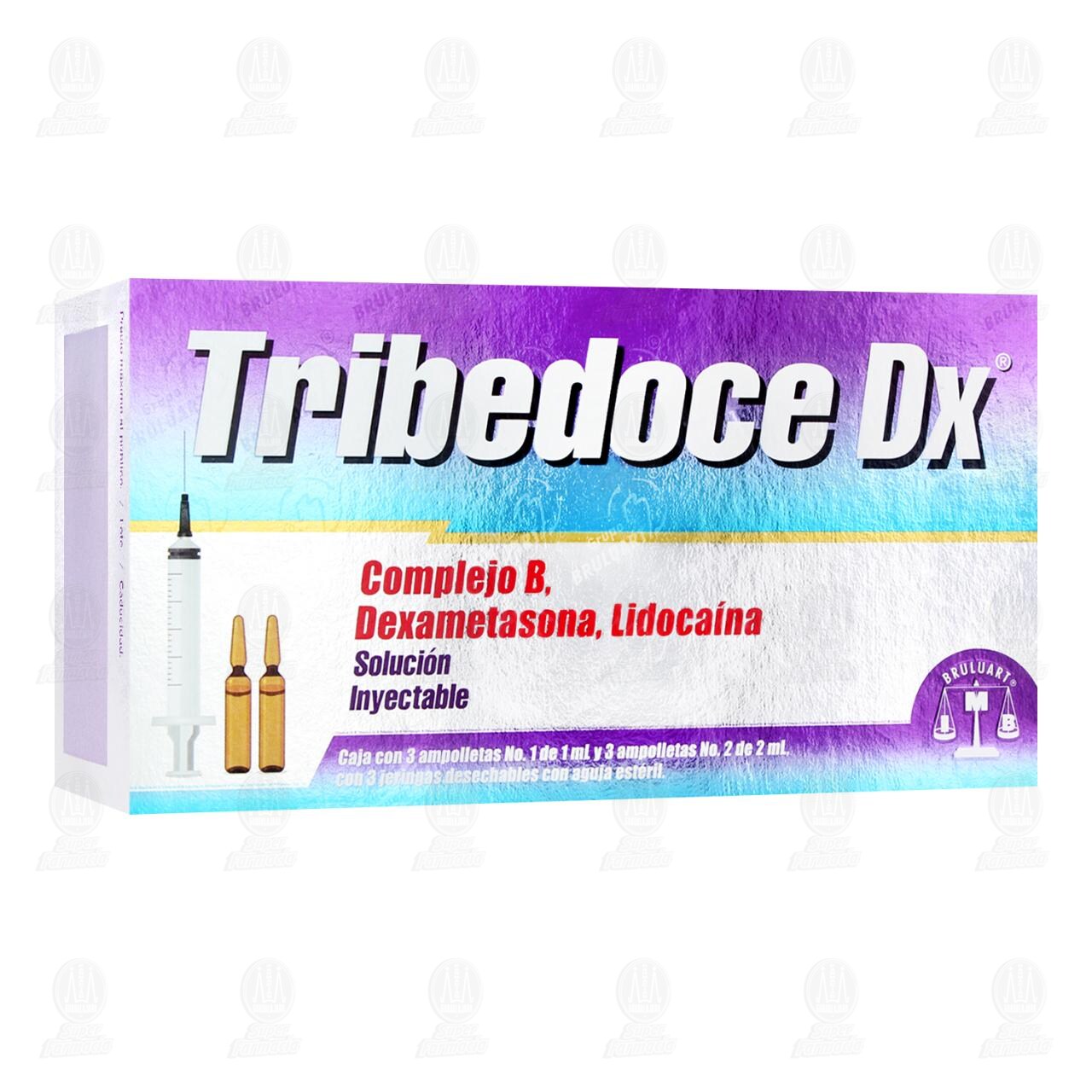 Tribedoce Dx Soluci&oacute;n Inyectable, 3 Ampolletas. image number 0