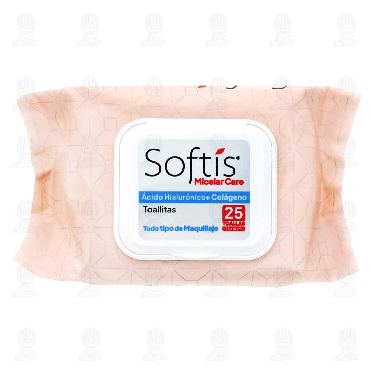 Toallitas H&uacute;medas Softis Desmaquillantes Micelar Care, 25 pzas. image number 0