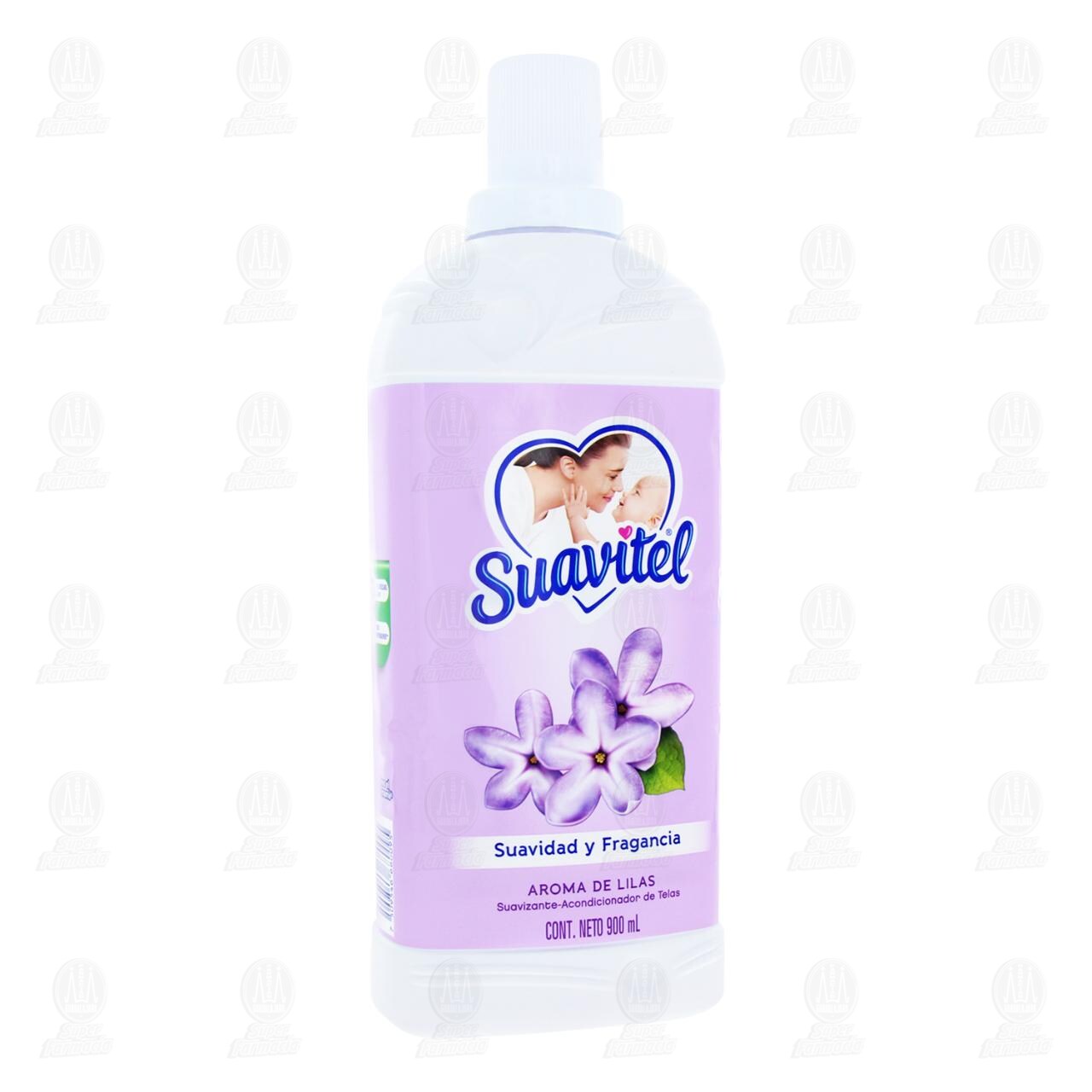 Suavizante de Telas Suavitel Aroma de Lilas, 900 ml.