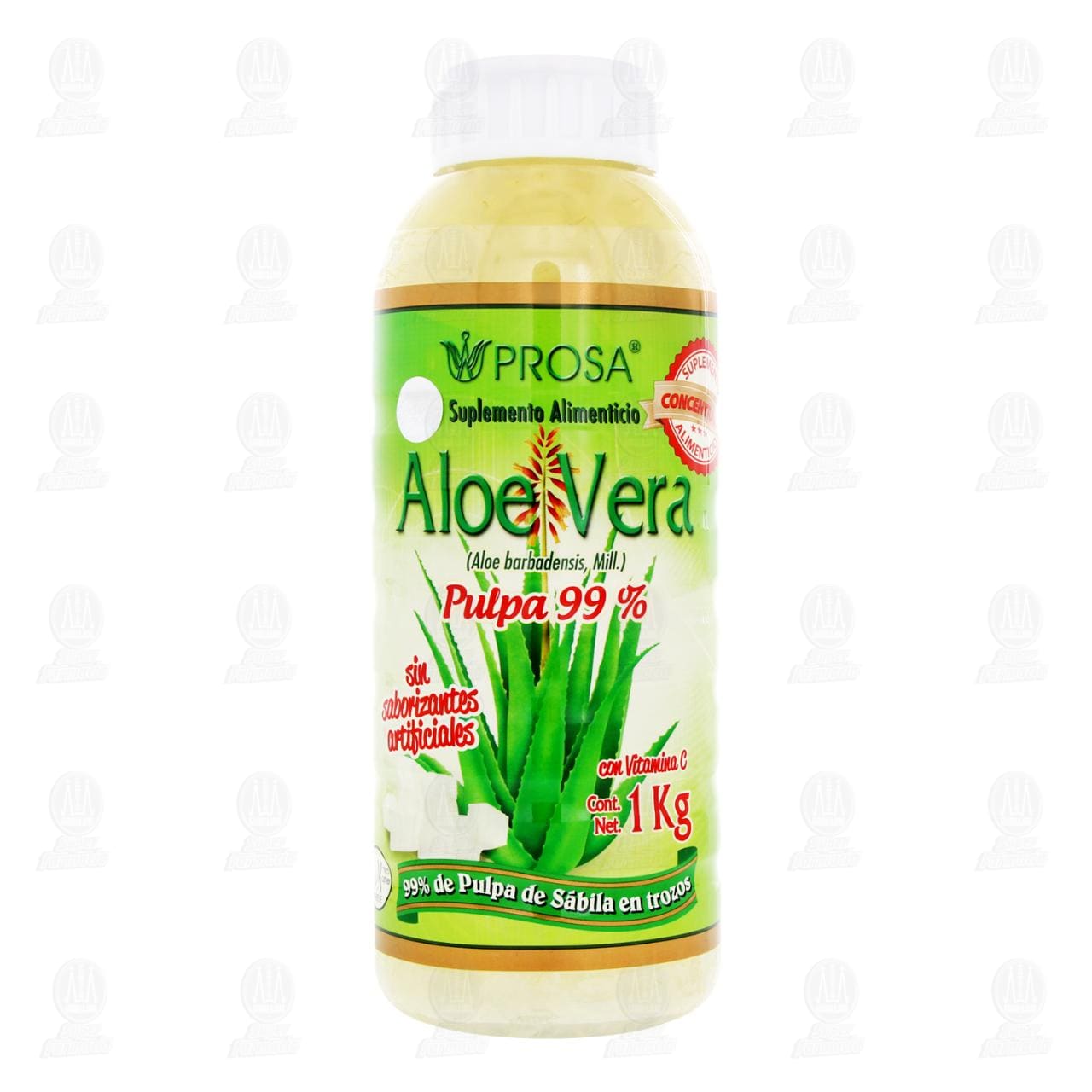 Suplemento Alimenticio Pulpa Aloe Vera Prosa con Vitamina C, 1 Kg. image number 1