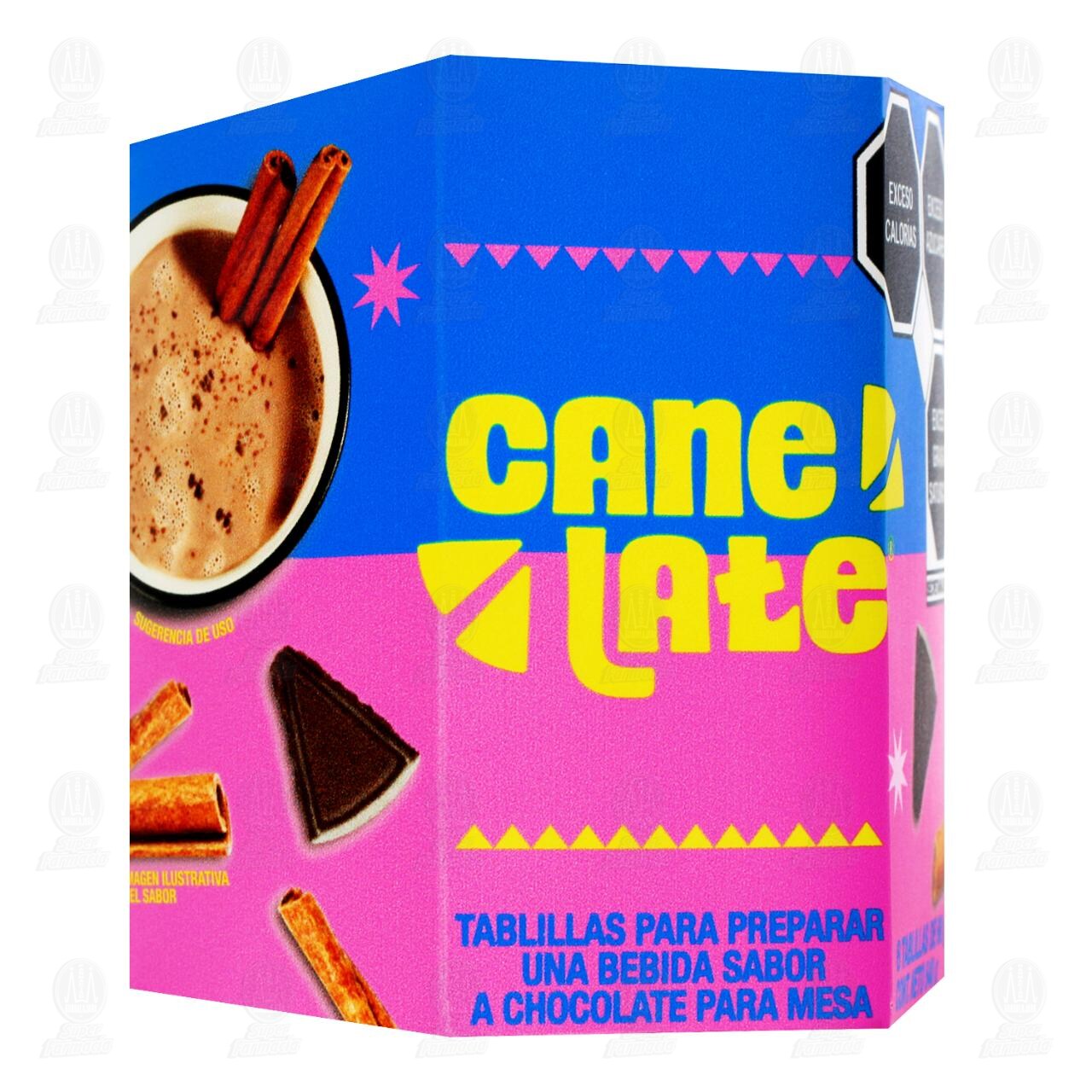 Chocolate Cane Late Tablillas Sabor a Chocolate, 540 gr.