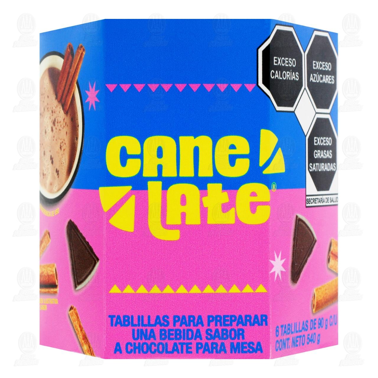 Chocolate Cane Late Tablillas Sabor a Chocolate, 540 gr. image number 1