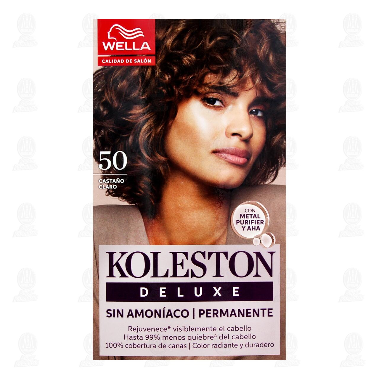 Tinte Koleston Deluxe en Crema Color Casta&ntilde;o Claro (50), 1 pz. image number 1