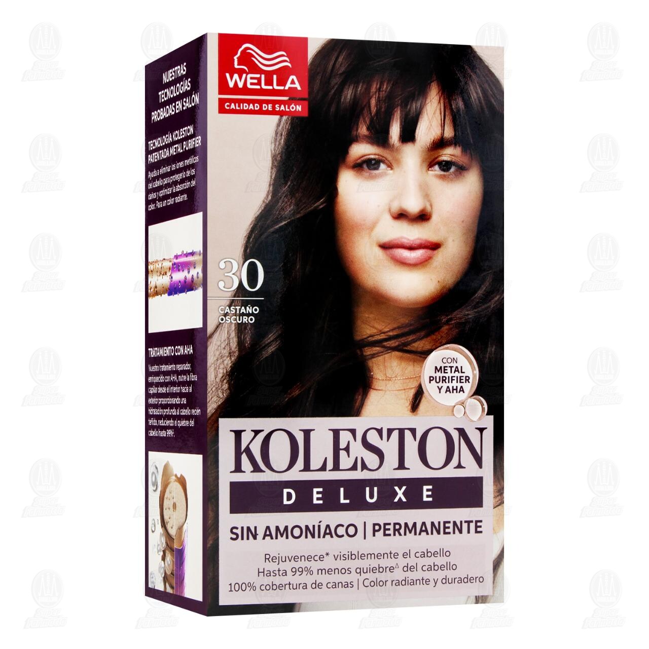 Tinte Koleston Deluxe en Crema Color Casta&ntilde;o Oscuro (30), 1 pz. image number 0